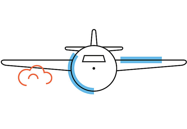 Arriving by plane